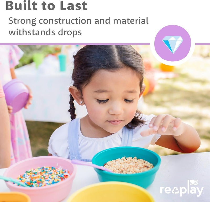 Replay Re Play 4 Pack Reusable Plastic Bowls - Image 5